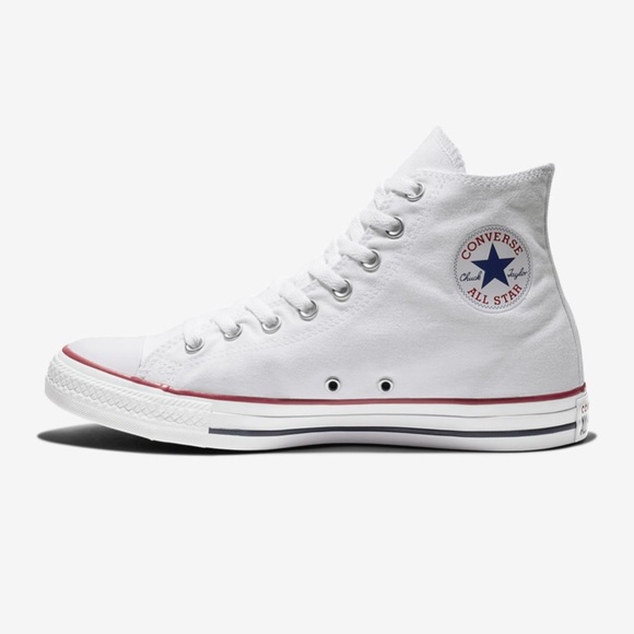Converse Shoes - White Hi-Top Converse Sneakers Converse Shoes - White Hi-Top Converse Sneakers